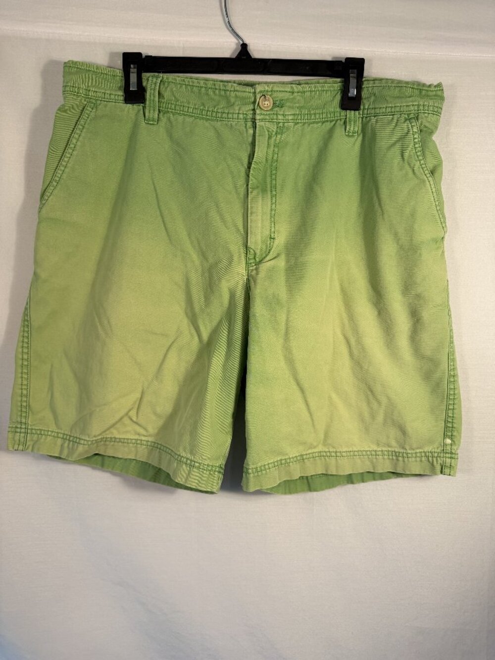 Saddlebred Men 38 Lime Green‎ Chino Twill Shorts